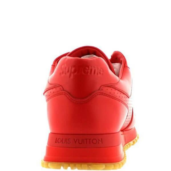 supreme 偽物★シュプリーム 偽物 スニーカー Supreme x Louis Vuitton Run Red Gum★201116CC1